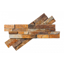 3D мозаика из камня RKS SLATE Сланец Rusty Slate Rockface