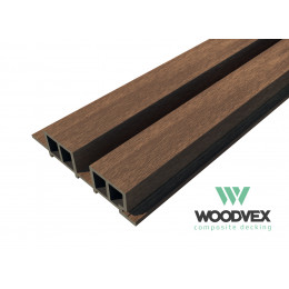 Фасадные Панели Woodvex Lines 169x40 Молочный шоколад.